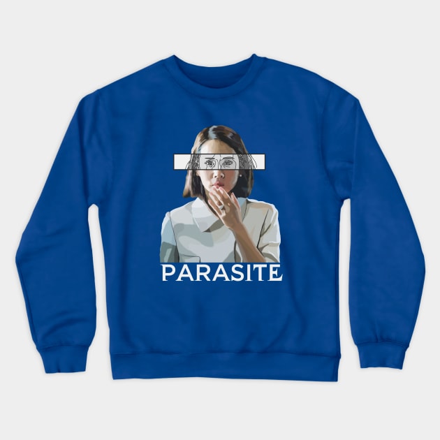 Appalled Face (Parasite) (With Eyes, with Title) Crewneck Sweatshirt by SpareFilm